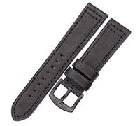 TikTako Cinturino in vera pelle cinturini Bracciale Nero Blu Grigio marrone vacchetta Per Donna Uomo 18 20MM 22MM 24MM cinturino da polso