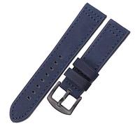 TikTako Cinturino in vera pelle cinturini Bracciale Nero Blu Grigio marrone vacchetta Per Donna Uomo 18 20MM 22MM 24MM cinturino da polso