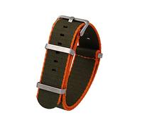 TikTako Cinturino Nato 20mm/22mm su tela impermeabile e resistente al sudore Watch Band Stile 12, 22mm