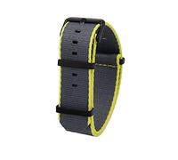 TikTako Cinturino Nato 20mm/22mm su tela impermeabile e resistente al sudore Watch Band Stile 18, 22mm