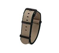 TikTako Cinturino Nato 20mm/22mm su tela impermeabile e resistente al sudore Watch Band Style 2, 20mm