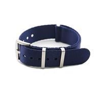 TikTako Nylon Nato Watch Strap 20/22mm di ricambio nylon Quick Release cinturini Profondo blu, 20mm