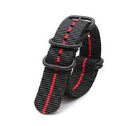 TikTako Nylon Watch Band per la NATO 18mm/20mm/22mm/24mm cinghie stile militare Divers Bands Style 2, 22mm