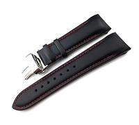 TikTako Pelle di Mucca 22-24mm cinturino cintura Guardare i braccialetti della cinghia farfalla fibbia a sgancio rapido Watch Strap