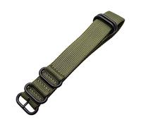 TikTako Quick Release Nato cinturini 18/20/22/24mm in nylon Sport cinturino Colore Army, 20mm