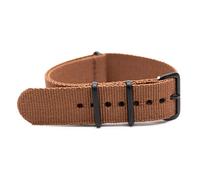 TikTako Quick Release Nato cinturini 18mm/20mm/22mm/24mm per la NATO Watch-banda di sport della fascia della cinghia da polso Marrone, 22mm