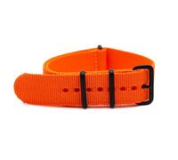 TikTako Quick Release Nato cinturini 18mm/20mm/22mm/24mm per la NATO Watch-banda di sport della fascia della cinghia da polso arancia, 24mm