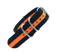 TikTako Sostituzione Nylon Quick Release cinturini 18mm/20mm/22mm/24mm Army Sport Nato cinturino Colorful 5, 18mm