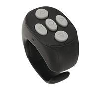 Tiktok - Telecomando Tiktok, anello di scorrimento per telefono, senza fili, con telecomando, 50 mAh, colore: nero