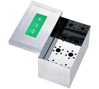 TIKUSAN Contenitore per alghe giapponesi per sushi nori, realizzato in acciaio inox giapponese (grande)