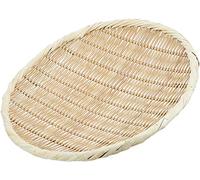 Tikusan - Scolapasta rotonda in bambù Zaru per Soba, Udon e tagliatelle da 27 cm, prodotto in Giappone (26,9 cm)
