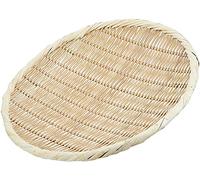 Tikusan - Scolapasta rotonda in bambù Zaru per Soba, Udon e tagliatelle realizzato in Giappone, 24 cm