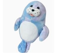 Tikwisdom Peluche a forma di sigillo dell'oceano artico, 35 cm, morbido cuscino imbottito, simpatico animale marino, per regali e decorazioni