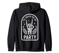 TIL Death Do Us Party Gothic Skeleton Wedding Halloween Felpa con Cappuccio