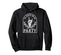 Til Death Do Us Party Season Spooky Season Wedding Bachelorette Felpa con Cappuccio