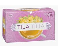 Tila Tilia Infusione Naturale, Tiglio 100%, 20 Filtri da 24g, Senza Caffeina, pack 5