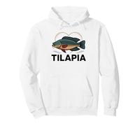 Tilapia Pesca Pesce Pesca d'Acqua Dolce Felpa con Cappuccio