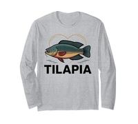 Tilapia Pesca Pesce Pesca d'Acqua Dolce Maglia a Manica