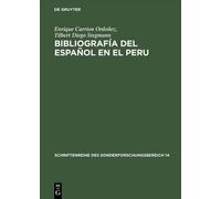 Tilbert Diego Stegmann Enrique Carr Bibliografía del Español (Copertina rigida)