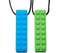 Tilcare Chew Chew Collana per Masticare il Pastello Sensoriale - Migliori Strumenti per l'Autismo - Durevoli e forti Giocattoli Masticabili in Silicone - Ciondolo per Masticare per Ragazzi e Ragazze