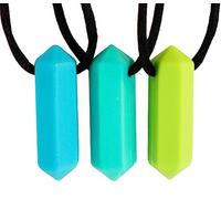 Tilcare Chew Chew Collana per Masticare il Pastello Sensoriale - Migliori Strumenti per l'Autismo - Durevoli e forti Giocattoli Masticabili in Silicone - Ciondolo per Masticare per Ragazzi e Ragazze
