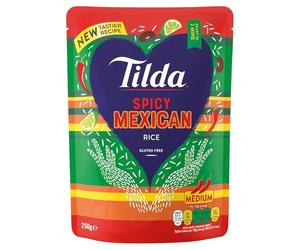 Tilda Al Vapore Riso Basmati Peperoncino Messicano E Fagioli (250g)