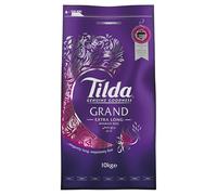 Tilda Grand Riso Basmati Extra Lungo 10 kg - per Biryani | Chicchi soffici e separati, aroma autentico - confezione richiudibile Seal 'N' Store ideale per famiglie e ristoranti