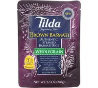 Tilda Legendary Riso Basmati al vapore, marrone, 8,5 once (confezione da 6)