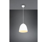 TILDA SOSPENSIONE METALLO CUPOLA BIANCA D.25CM 1 LUCE ATTACCO E27