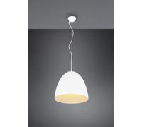TILDA SOSPENSIONE METALLO CUPOLA BIANCA D.40CM 1 LUCE ATTACCO E27