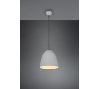 TILDA SOSPENSIONE METALLO CUPOLA GRIGIA D.25CM 1 LUCE ATTACCO E27