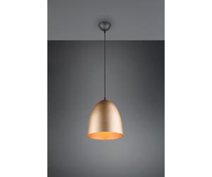TILDA SOSPENSIONE METALLO CUPOLA OTTONE D.25CM 1 LUCE ATTACCO E27