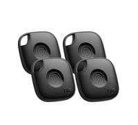 Tile by Life360 Mate (2024) - Localizzatore, cerca oggetti e tracker Bluetooth per chiavi, borse e altro. Trova telefono. Compatibile con iOS e Android. Pacchetto da 4 (Nero)