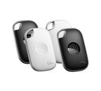 Tile by Life360 Pro (2024) - Localizzatore, cerca oggetti e tracker Bluetooth per chiavi, borse e altro. Compatibile con iOS e Android. Trova telefono. Pacchetto da 4 (Nero/Bianco)