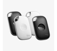 Tile by Life360 Pro (2024) - Localizzatore, cerca oggetti e tracker Bluetooth per chiavi, borse e altro. Compatibile con iOS e Android. Trova telefono. Pacchetto da 4 (Nero/Bianco)