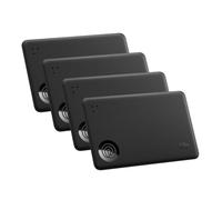 Tile by Life360 Slim Bundle - Wallet Finder, Bluetooth Tracker and Item Locator for Luggage Tags, Passports and More. Both iOS and Android Compatible. Phone Finder. 4-Pack (Black)