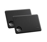 Tile by Life360 Slim (2024) - Localizzatore e tracker Bluetooth per portafogli, etichette di bagagli, passaporti e altro. Compatibile con iOS e Android. Trova telefono. Pacchetto da 2 (Nero)