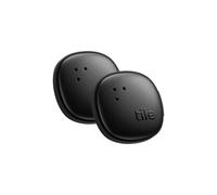 Tile by Life360 Sticker (2024) - Piccolo tracker Bluetooth, trova telecomando, localizzatore di oggetti per biciclette, occhiali e altro. Pacchetto da 2 (Nero)