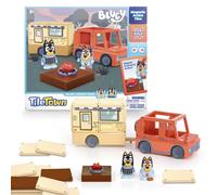 TILE CITT Bluey Heeler Camper magnetico Set di piastrelle con bluey e bandit figure magnetiche building set di giocattoli per costruzioni interattiv