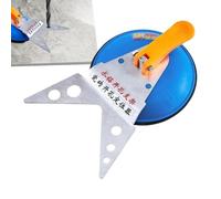 Tile Hole Locator, Suction Cup Tile Opening Fixer, Vacuum Base Positioning Tool for Ceramic, Glass, Porcelain Tiles, Precise Drill Alignment Device for Construction, Renovation