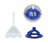 Tile Leveling System, 50 Reusable Nuts and 100 Bases, Tile Spacers Lev