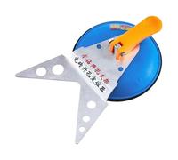 Tile Locator, Adjustable Hole Fixer, Suction Cup Positioner, Vacuum Base Drilling Guide Tool, Precise Mount Support for Ceramic Glass Porcelain Installation Work, 7.28x4.72x1 Inch