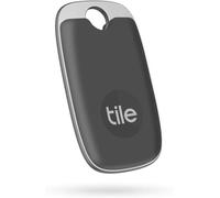 Tile Pro (2022) Bluetooth Trova oggetti, 1 Pezzo, Portata di rilevamento 120 m, compatibile con Alexa e Google Smart Home, iOS e Android, Trova chiavi, telecomandi e altro, Grigio