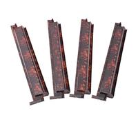 Tile Rack For Home - Anti Slip Organizer Set, Stable Tile Stand Holder | Four Piece Tabletop Game Storage Display Support System Including Pusher Accessory Smooth Arrangement Equipment Indoor