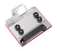 Tile Tool, Grinder Stand, 45 Degree Chamfering Cutter Guide for Tiles, Portable Red Cutting Fixture for Precision Edges, Chamfer Support Base for 100 Type Angle Grinders