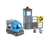 Tile Town Jurassic World Dino Rescue Magnetic Tiles Construction Building Set + Figures + Car Kids 3-5+ New Action Tiles for Action Play Realistic
