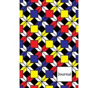 Tiled, Vibrant Journal for Artists & Designers: Decorative Notebook, Art Deco, Primary-Colored, Artistic Gift, Dotted Interior Pages