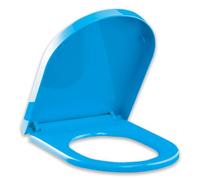 Tilet Seathaped con sgancio rapido, cerniere regolabili, facile da pulire, materiale PP resistente, viola Clr - Perfetto per US Bathrms