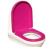 Tilet Seathaped con sgancio rapido, cerniere regolabili, materiale PP facile da pulire, viola Clr - Perfetto per US Bathrms.