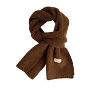TILEZE Sciarpa Donna Cashmere Inverno Thicken Caldo Morbido Pashmina Scialle Wraps Femminile Marrone Scuro 18X145Cm